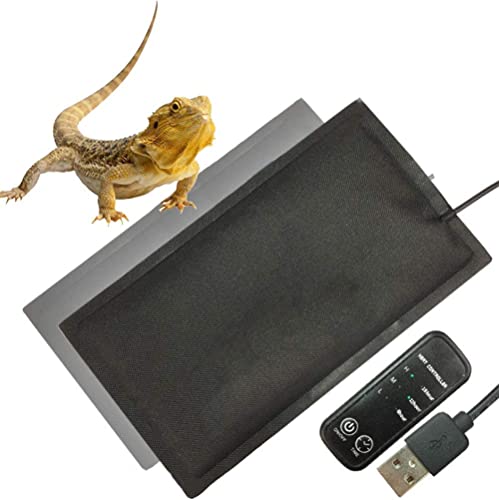 Alfombrilla térmica USB para reptiles 20x10 cm