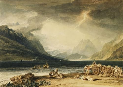 Affiches et impressions le lac de Thoune Suisse Turner insufflez de la poésie dans votre maison