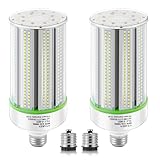 GTAREN 2-Pack 80W LED Corn Bulbs,E26/ E39 Base LED Light,5000K,AC110-277V,LED Replacement Metal Halide HID CFL for Commercial Industrial Lighting Warehouse High Bay Light Fixture Garage Workshop