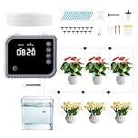 Forever Speed Automatic Watering System Indoor,USB Charging Plant Drip Irrigation Kit,Self Watering System for 15 Plants with LED Display $ Programmable Water Timer