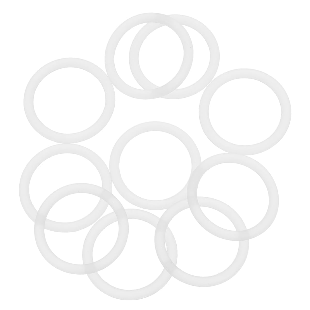 Lot de 10 bagues d'étanchéité de rechange : joint en silicone pour machines à glace pour étanchéifier la tige d'essuyage de tige de valve - Pour les besoins de pièces d'entretien