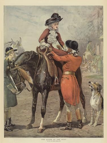 La reine de la chasse toile fine de John Charlton reproduction haut de gamme 60x90