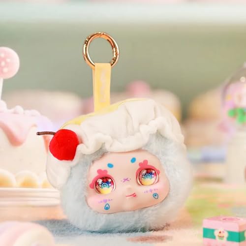 Image of CALEMBOU Plush Blind Box, Kawaii Kimmon High Tea Series Stuffed Blind Box Keychain, Kawaii Mystery Vinyl Plush Toys Collectible for Birthday Gift