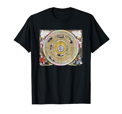 Planisferio Ptolomeo - Mapa de Harmonia Macrocosmica Star Atlas Camiseta