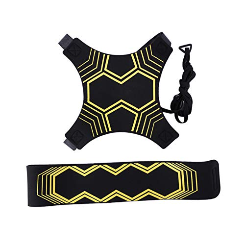 AIRMOOD Football Football Ball Sacs Coup de Pied Entraîneur Solo Juggle Pratique Matériel de Formation Enfants auxiliaires Encercler Taille Ceinture Formateur Cover
