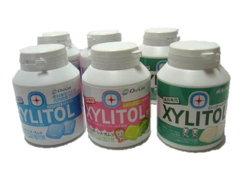 関連商品：LOTTE ロッテ 歯科医院専用 キシリトールガム (クリアミント・マスカット・アップルミント) 153g 3種6個セットの商品画像