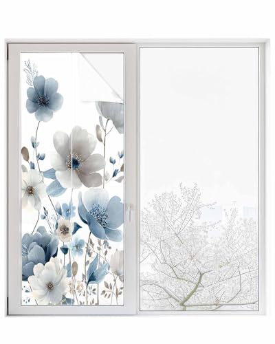 Película decorativa para ventana con privacidad 23.6x59 pulgadas miniatura 2