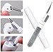 Earbud Cleaning Pen Kit – 3-in-1 Dual Head Cleaner Tool for AirPods, Earphones and Charging Cases – Brush, Metal Tip & Sponge – Reusable, Safe for All Earbuds, Compact & Portable (White)