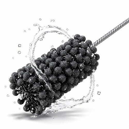 Image of 4 Inch Cylinder Hone Tool Brush 240 Grit Flexible Ball Honing Brush for Engine Cylinder Bore, Brake Rotor, Piston Cleaning & Crosshatch Restoration (4.0 inch / 101.6mm Automotive Honing Tool)