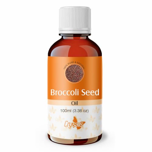 Image of Crysalis Broccoli Seed Oil Cosmetic Grade - 100 ml - Lightweight Oil for Hair Care, Skin Formulations, Serums & DIY Blends