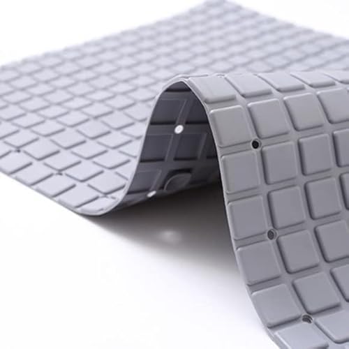 Tapete Antiderrapante Com Ventosa P/Box De Banheiro 70x38cm