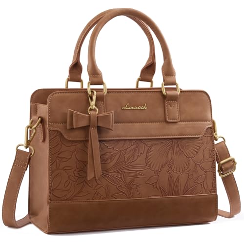 LOVEVOOK Purses for Women Leather Tote Purse and Handbags Satchel Shoulder Crossbody Top Handle Bags with Zipper