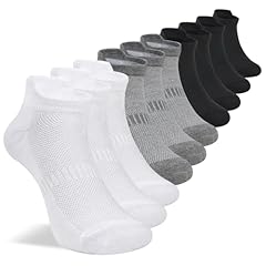 10 Pairs - White/Black/Gray