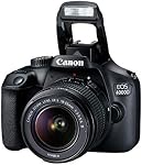 Canon EOS 4000D / Rebel T100 DSLR Camera with 18-55mm Lens + Creative Filter Set, EOS Camera Bag + Sandisk Ultra 64GB Card + 6AVE Electronics Cleaning Set, and More (International Model) (Renewed)