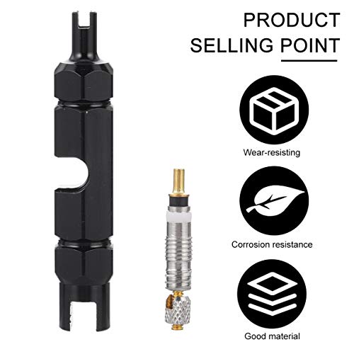 BESPORTBLE Kit de Ferramentas de Remoção de Núcleo de Válvula Conjunto de Núcleo de Válvula de Liga