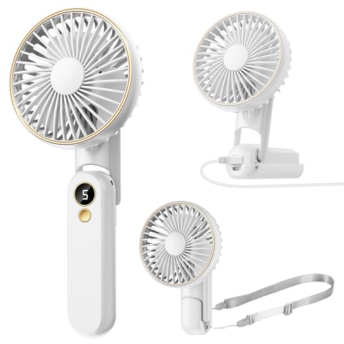 Save on Dhenrio Portable Handheld Fan with code E4QF7SWE