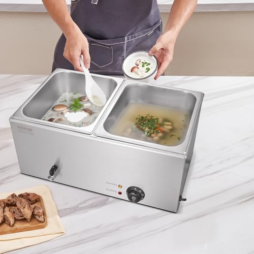 Vevor FOOD WARMER 2-PAN 2-Pan Commercial Food Warmer thumb #7