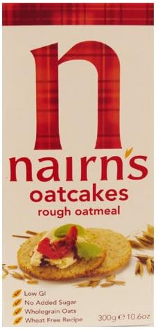 Nairn's Oatcake Crackers Rough Oatmeal 300g