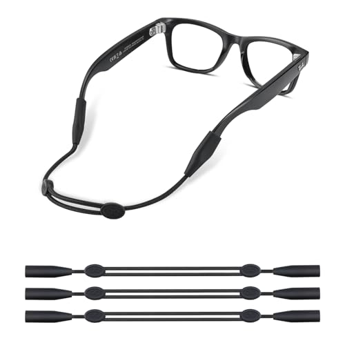 TBATAIL Glasses Strap for Ray-Ban Meta and Wide Frame Glasses –Adjustable Sunglasses Straps Cords for Men Women kids-Eye Glasses Holders Around Neck