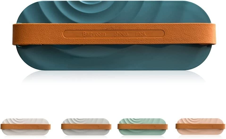Porte-chaussures de salle de bain suspendu anti-accumulation d'eau