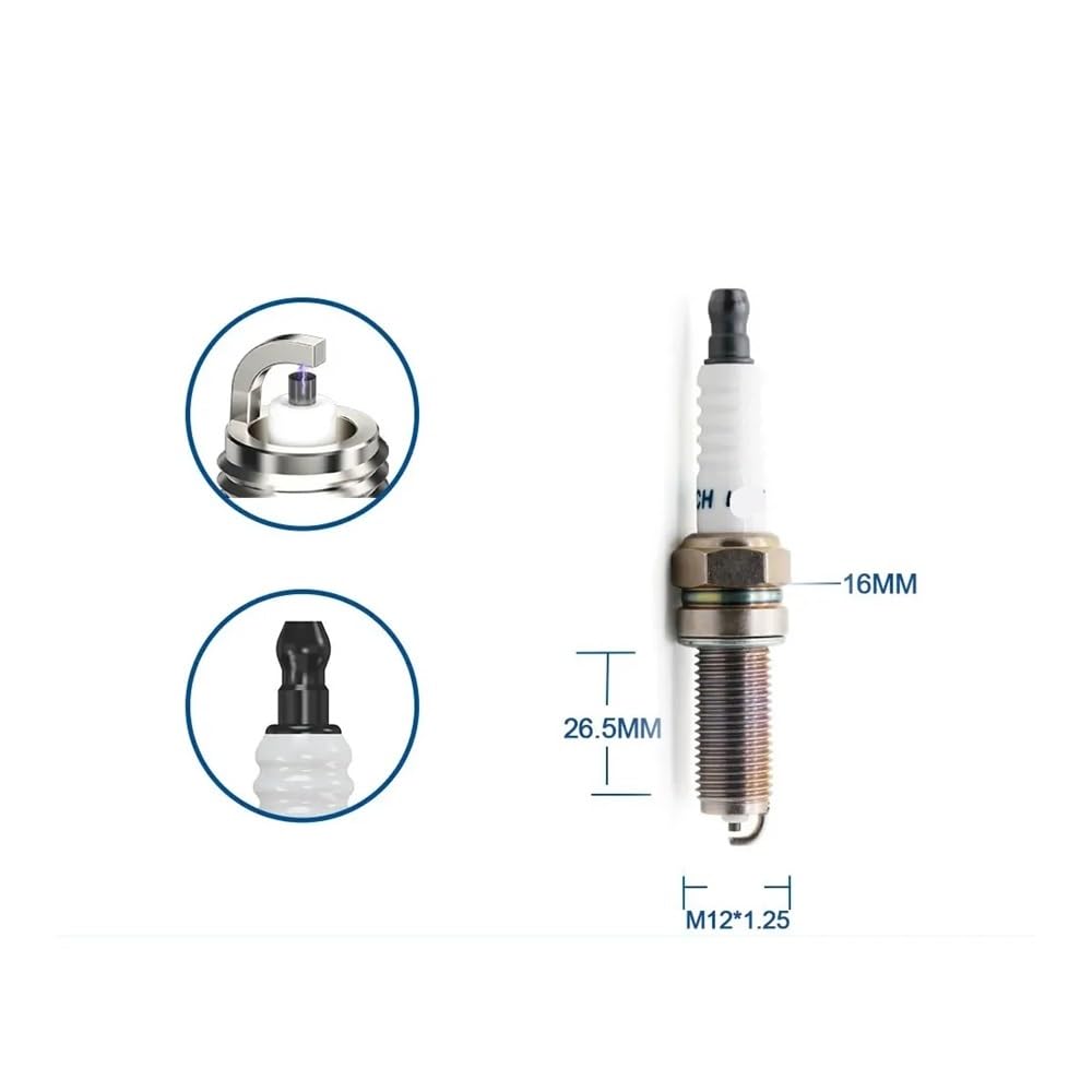 Bujías para Motor de automóvil 10-30PCS Bujías LDK7RTC Reemplazo para LKR7E LKR7B-9 LKR7B9 LKR7D-DE LKR7DDE para Champion RER8YC XUH22TT XU22HDR9