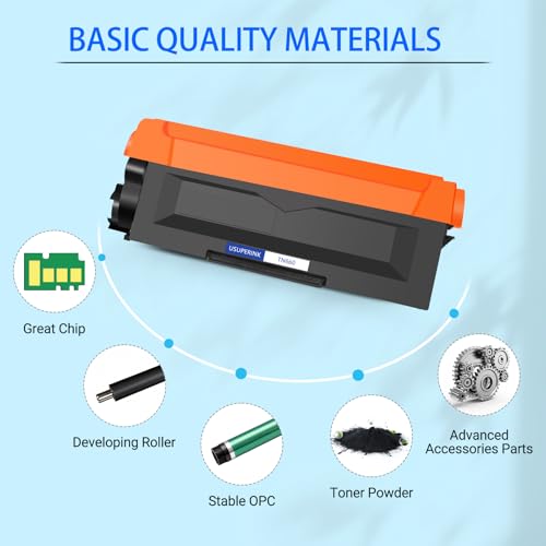 Cartucho de toner de substituição SuperInk compatível com Brother TN630 TN660 TN-660 Use com HL-L230