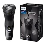 Philips Shaver Series 3000x, 3D Floating heads, Wet & Dry, Pop-Up Trimmer, 1hr charging, Anti-corrosion, X3021/00