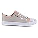 Twisted Women's Kix Dul Double Eyelet Fashion Sneaker - KIXDUL144LT Grey, Size 9