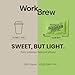 WorkBrew Natural Stevia Sweetener Packets, 100 Count, Kosher Certified, Zero Calorie Sugar Substitute for Coffee, Tea, Office Breakrooms, Home & Airbnb