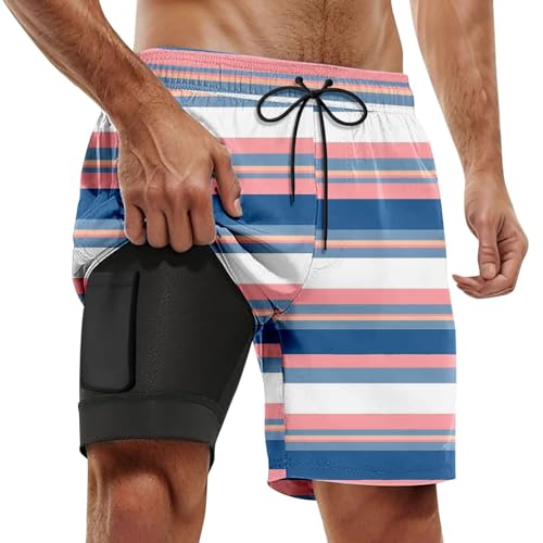 Short de bain homme court avec culotte ventre plat sculptant