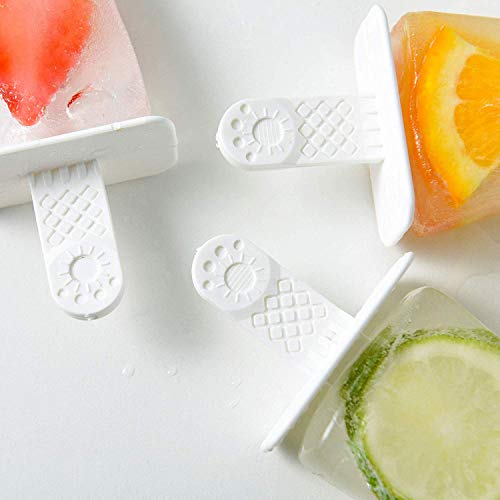 Popsicle Molds 4 Pieces Silicone Ice Pop Molds BPA Free Popsicle Mold Reusable Easy Release Ice Pop Maker