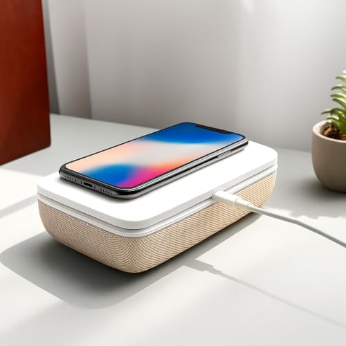 Image of UV Phone Sanitizer Box - Modern UV Sanitizer for Smartphones and More | Large Capacity | Fast Disinfection