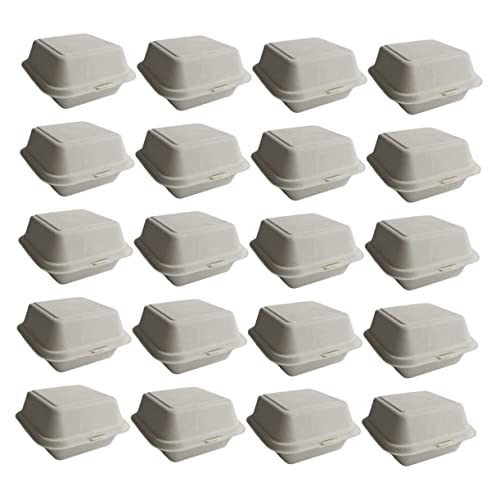 Alipis 25Pcs Hamburger Packing Food Storage Containers Takeout Boxes for Burgers Sandwiches and Desserts Colors