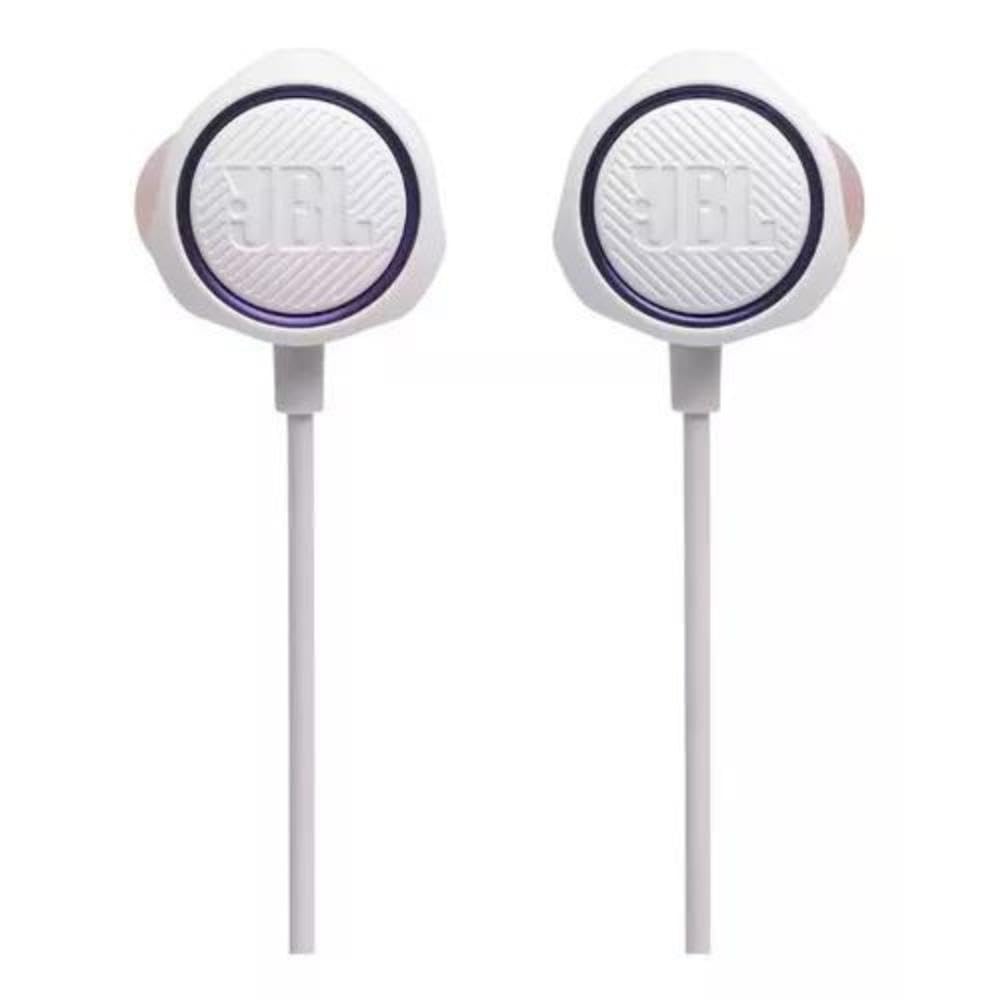 JBL Quantum 50 Wired In-Ear Headset With Mic - White