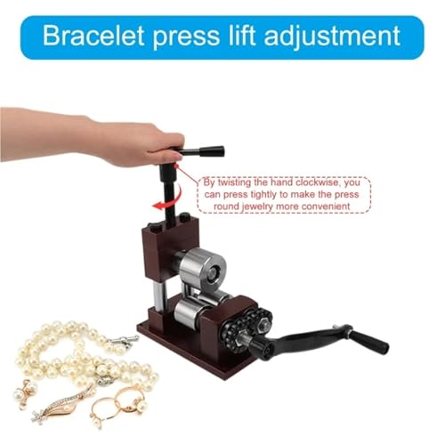 Herramienta dobladora de anillos y fabricante manual de pulseras de metal 5