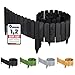 Produktbild Garronda Beeteinfassung Holz Rollzaun Holzzaun 200 x 10 cm imprägniert Flexibler Rollborder Rasenkante Palisade Gartenzaun Umzäunung für Garten GD-0046 (Graphite, Höhe: 10 cm)