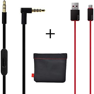 Original Replacement AUX Audio Cable Cord for Beats by Dre Headphones Solo/Studio/Pro/Wireless/Mixr