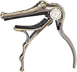 Alice A007G/BR Aluminum Alloy Bronze Alligator Shape Acoustic Guitar Capo