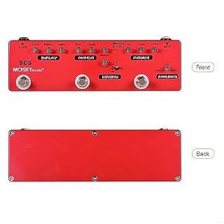 Pédale multi-effets pour guitare 6 en 1 Delay Chorus Distortion Overdrive Booster Buff Multi Effets Pédale avec Delay Chorus Distortion Boost et accordeur - Les Beatles, Paul McCartney, John Lennon, RIngo Starr, George Harrison Pédale multi-effets pour guitare 6 en 1 Delay Chorus Distortion Overdrive Booster Buff Multi Effets Pédale avec Delay Chorus Distortion Boost et accordeur – Image 3