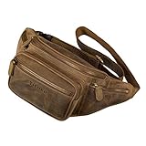 Este bolso bandolera para cinturón se puede llevar con la correa ajustable de aprox. 90 - 120 cm de largo, hecha con cómoda y resistente tela