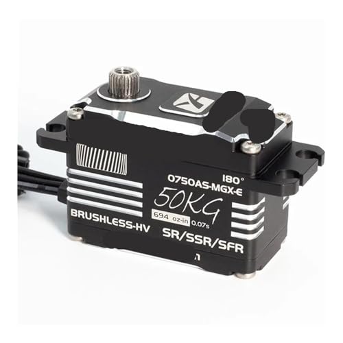 Servomoteur brushless étanche IP67 encodeur numérique 50kg 8.4V 0750AS-MGX-E
