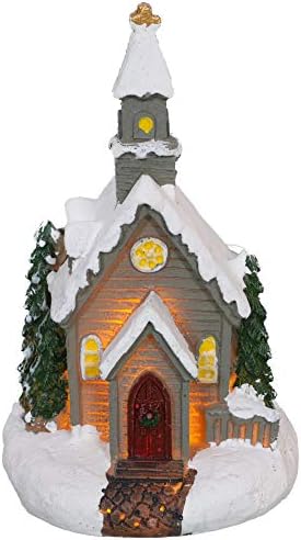 Toyland® 12 Piece Mini Village Light Up Scene Set - Christmas Decorations