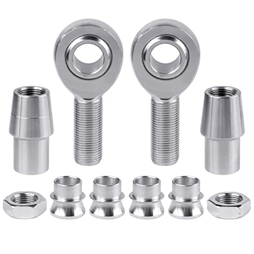 3/4” Heim Joint Rod End Kit,.750" Chromoly Heim Joints Panhard Rod End Kit for Steering,Suspension, Traction Bars, Right&Left Hand Thread with Spacer,Tube Adapters & Jam Nuts - 4Set by NOVINO - Image 3