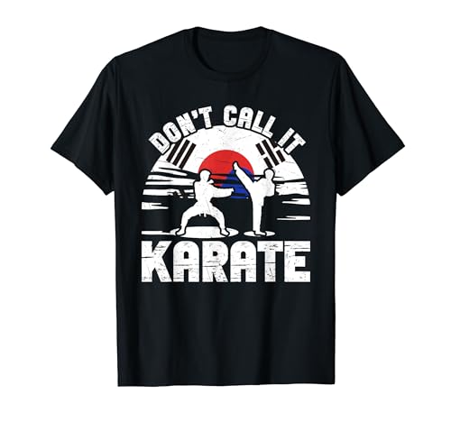 Tang Soo Do Dojang Cinturón Negro Coreano Artes Marciales Coreanas Camiseta