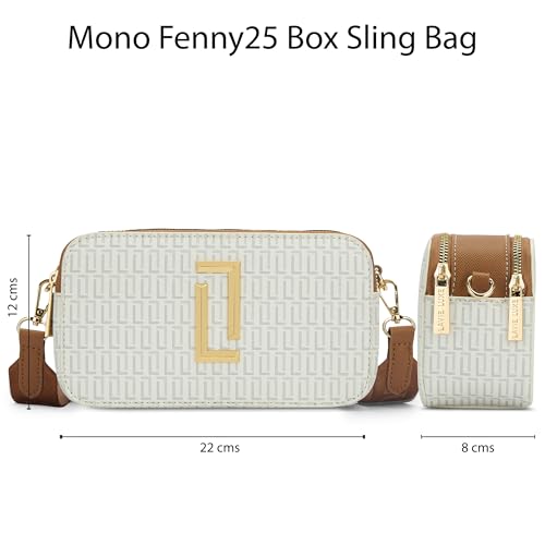 Image of Lavie Luxe Women's Mono Fenny Crossbody Sling Bag | Ladies Purse Handbag | Gift for Women