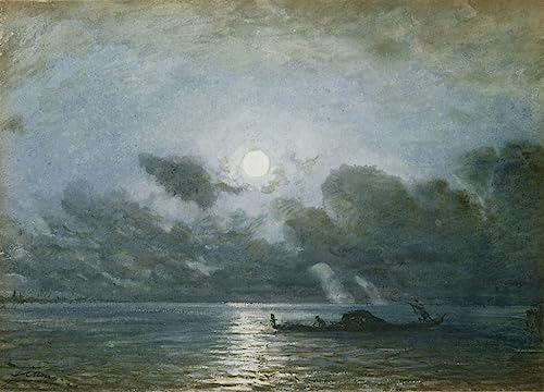 Peintures Venise de Félix Ziem pour habiller un mur de bureau vide
