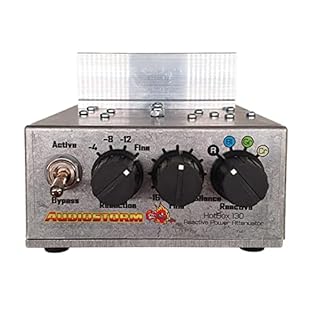 Suitable for any valve amplifier up to 130 watts Attenuation in fine -4dB steps Four modes: Bright, Smooth Blue, Punchy Green and Full Cream Usable as a silent load box Two speaker outs True bypass Limited lifetime warranty Designed and built in Manc...