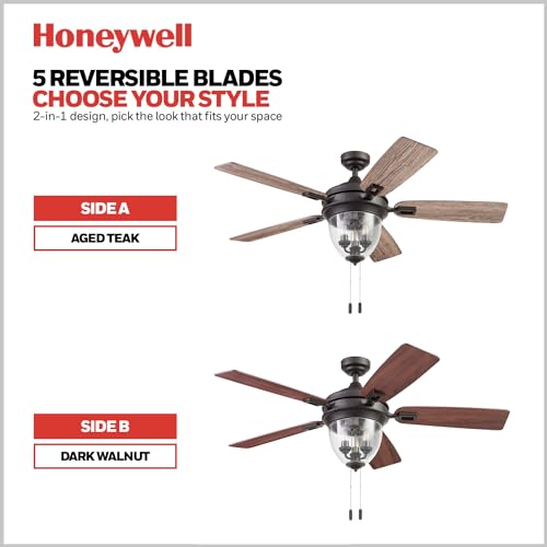 Honeywellceilingfansglencrest52inchindooroutdoorledceilingfanwithlightpullchaindualmountingoptionsetldamprateddualfinishbladesreversiblemotor5061501iron Urban Country Home Decor Honeywell ceiling fans glencrest 52 inch indoor outdoor led ceiling fan with light pull chain dual mounting options etl damp rated dual finish blades reversible motor 50615 01 iron urban country home decor