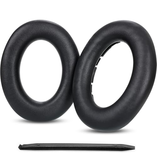 YunYiYi �����p�C���[�p�b�h Sennheiser Accentum/Accentum Plus���C�����X�w�b�h�t�H���Ή� | �ᔽ���f�ނ̃C���[�N�b�V���� | �������ꂽ���K���A�m���ȃt�B�b�g���Ƒϋv�� (�u���b�N)