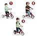 Radio Flyer Triple Play Trike, For Ages 1-3, 3-in-1 Ride-On, Tricycle or Balance Bike, Tool-Free Transformation, Adjustable Padded Seat, Pedal Storage, Ringing Bell, Steel Frame, Tricycle for Toddlers